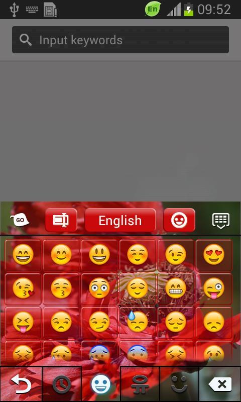 Red Poppy Keyboard截图4