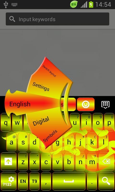 GO Keyboard Flame截图2