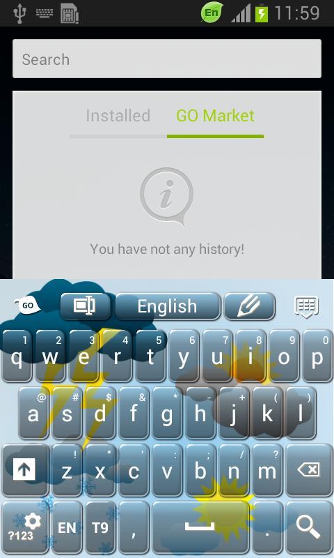 Weather Symbols Keyboard截图2