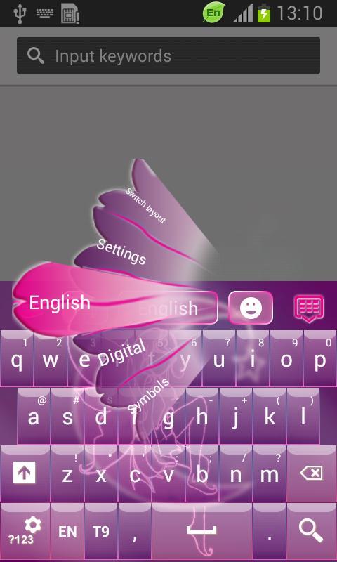 Pink Fairy Keyboard截图3