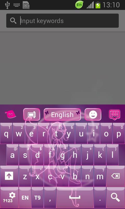 Pink Fairy Keyboard截图2