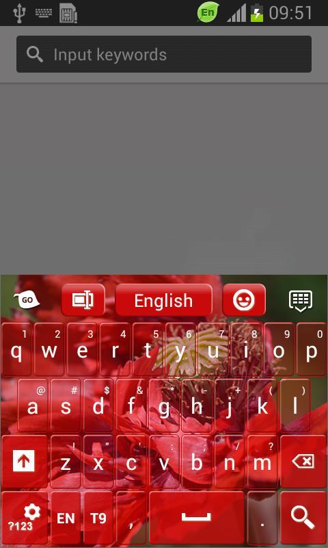 Red Poppy Keyboard截图2