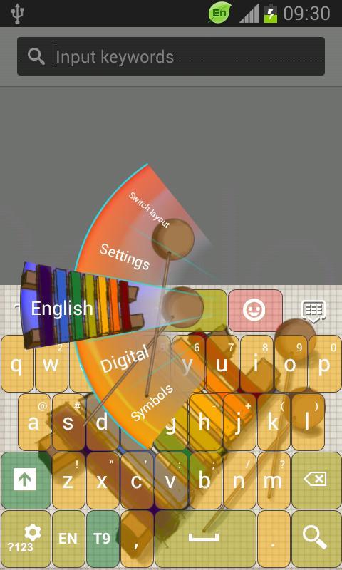 Xylophone Keyboard Theme截图2