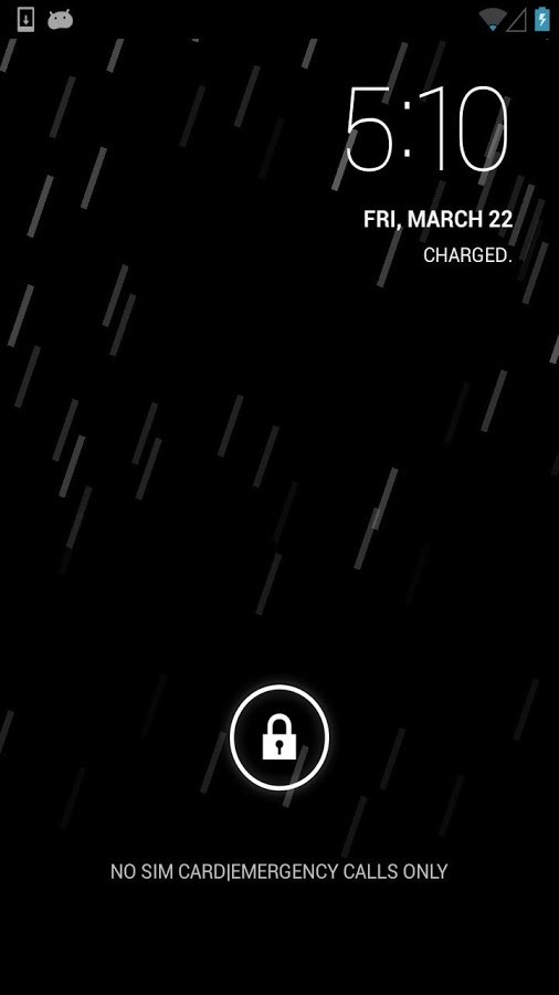 Sin City Rain Live Wallpaper截图1