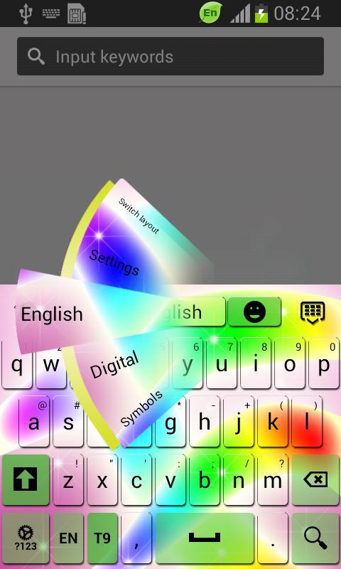 Rainbow Waves Keyboard截图3