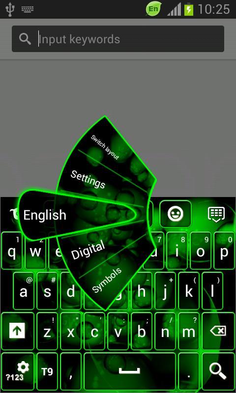 Neon Keyboard for Galaxy S5截图3