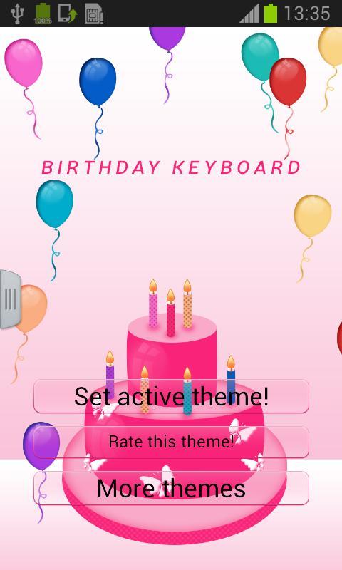 Birthday Keyboard截图1