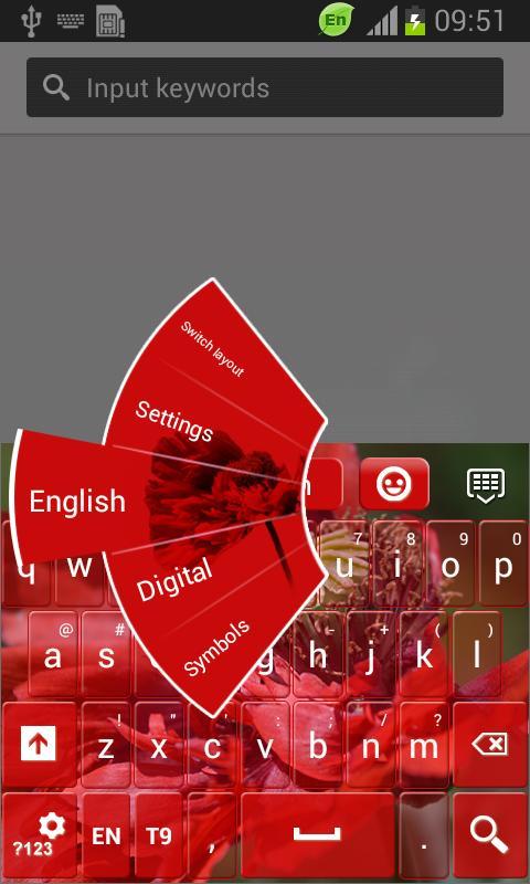 Red Poppy Keyboard截图3