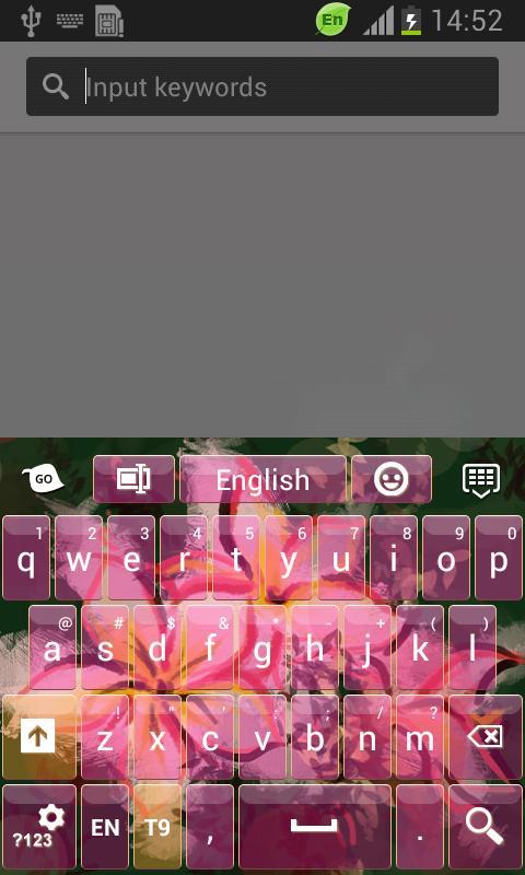 Asian Flowers Keyboard截图2