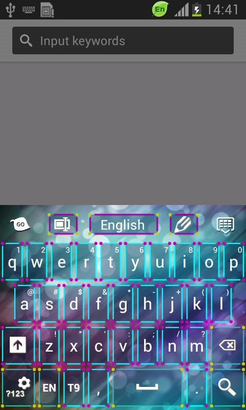 Neon Cool Fantasy Keyboard截图2