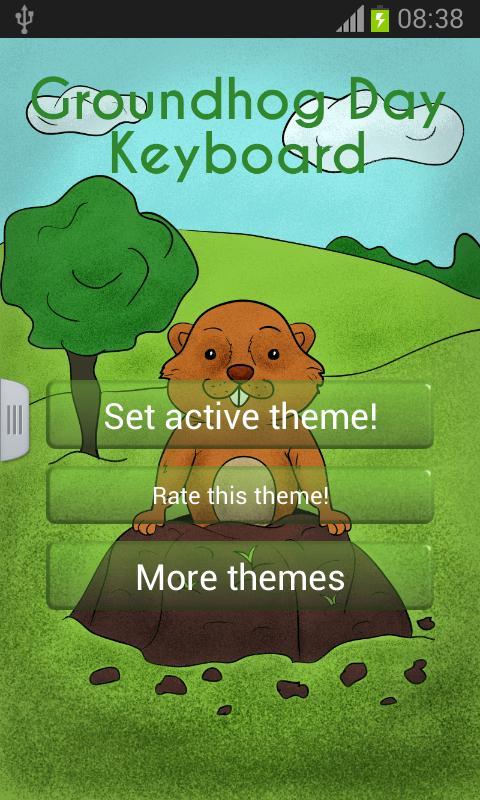 Groundhog Day Keyboard截图1