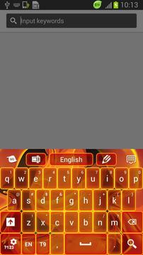 Keyboard Neon Fire截图