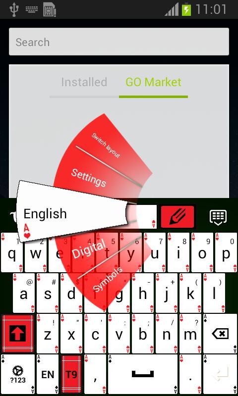 Playing Cards Keyboard截图3