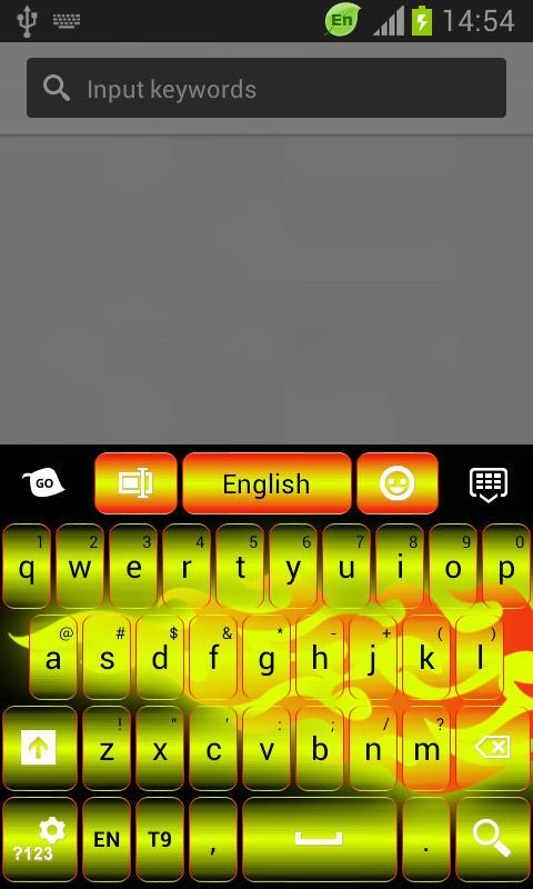 GO Keyboard Flame截图1