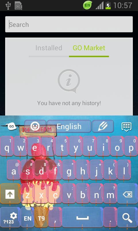 Melting Ice Cream Keyboard截图2