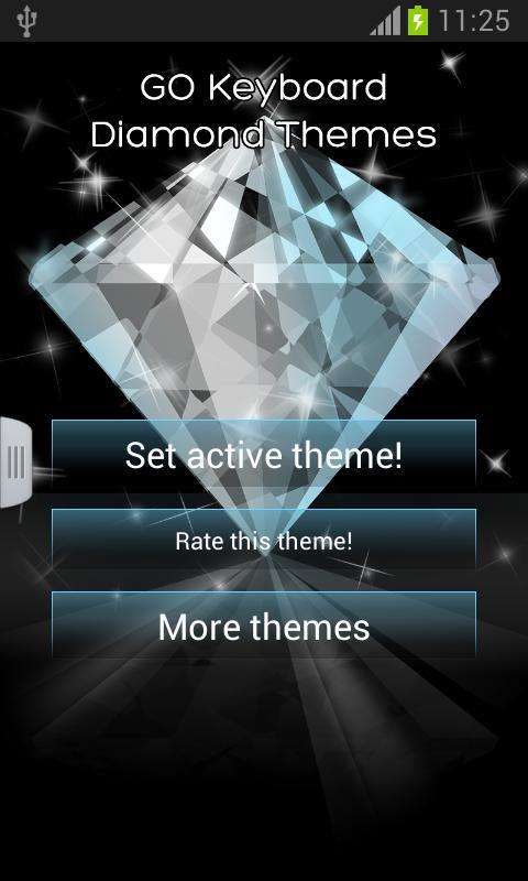 GO Keyboard Diamond Themes截图3