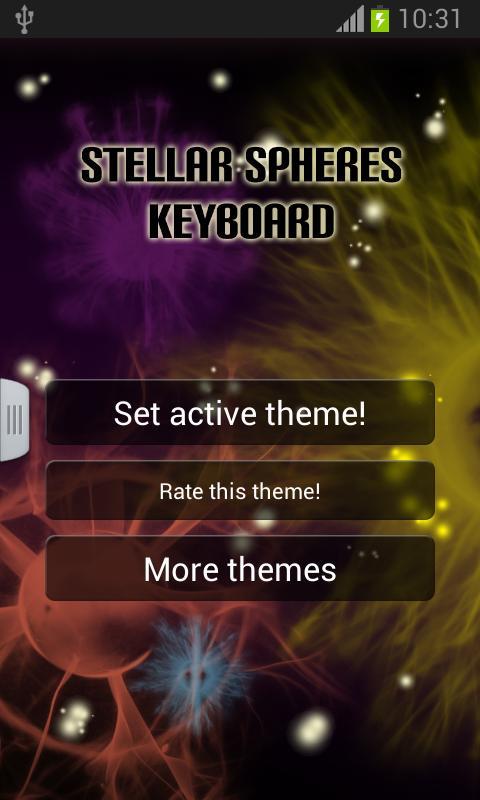 Stellar Spheres Keyboard截图3