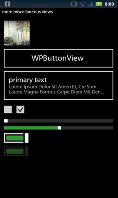 Windows Phone 7 UI - Free Demo截图3