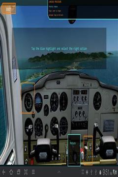 模拟飞机驾驶舱截图