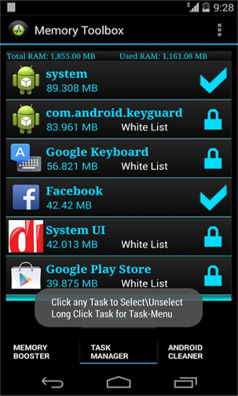 Android Memory Toolbox截图2
