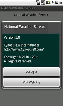 National Weather Service截图