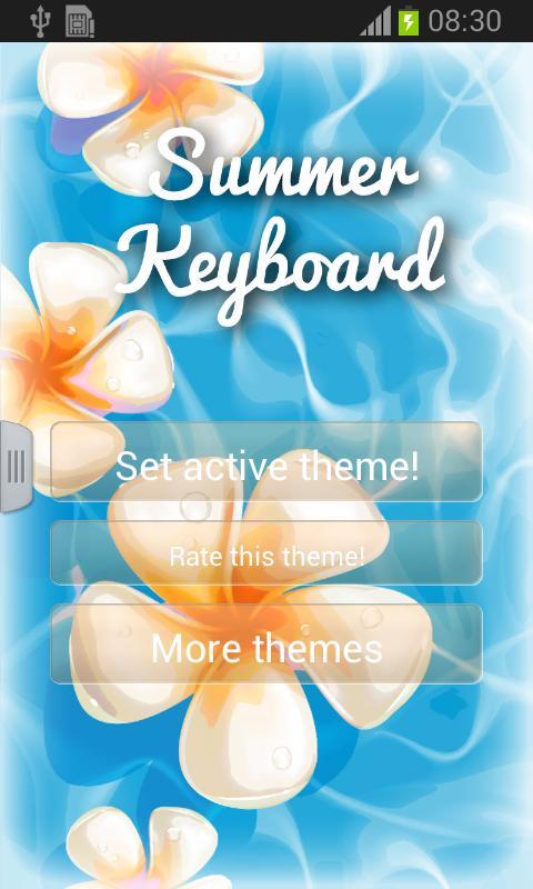 Summer Keyboard截图1