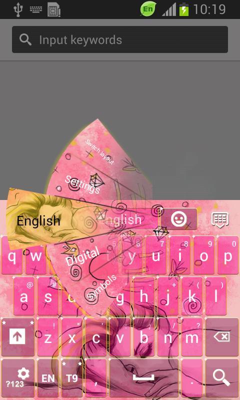 Pink Dreams Keyboard截图3