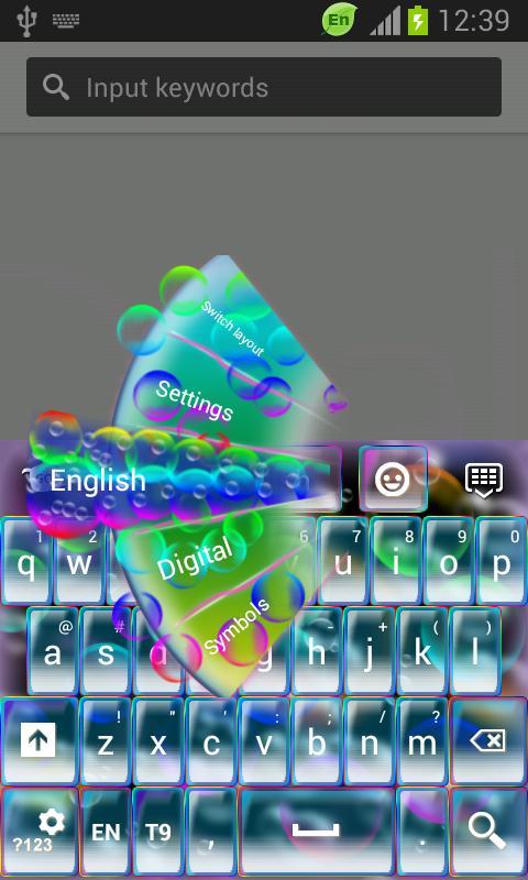 Color Bubbles Keyboard截图3