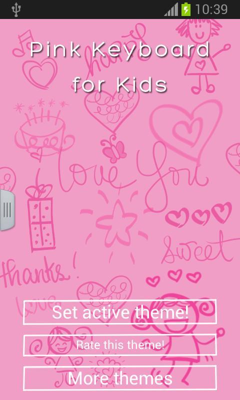 Pink Keyboard for Kids截图3