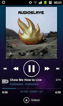 Poweramp ICS Skin Theme截图