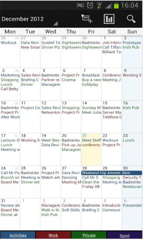 商务日历 Business Calendar截图2