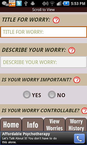 Worry Box---Anxiety Self-Help截图3