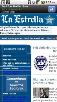 Diarios de Nicaragua截图