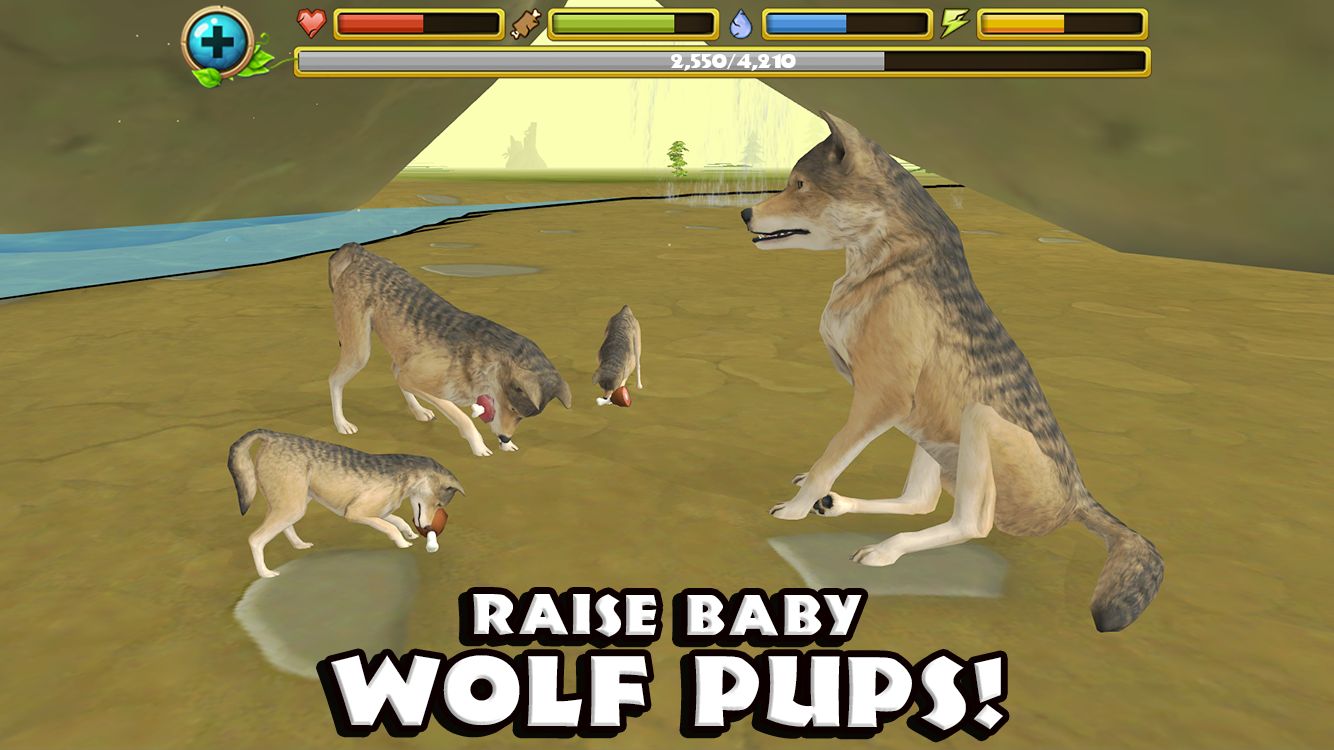 灰狼模拟器 Wildlife Simulator: Wolf截图2