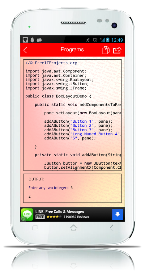 Java Programs With Output截图1