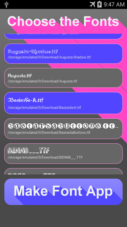 字体样式制作的FlipFont截图3