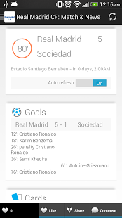 Real Madrid: Widget & News截图5