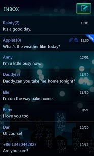 GO短信霓虹灯主题EX截图3