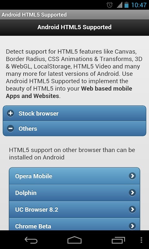 Android HTML5 Supported截图1