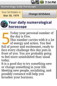 Numerology Daily Horoscope截图