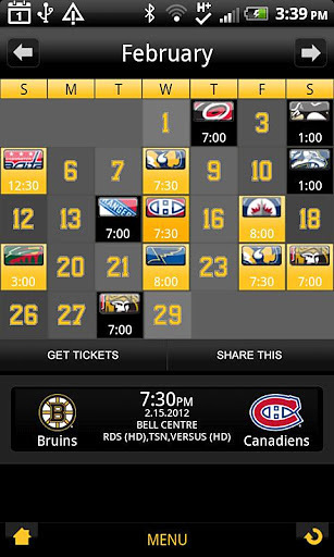 Boston Bruins Official App截图1