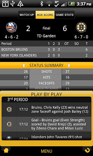 Boston Bruins Official App截图5