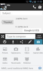 GoogleUI ICS免费GO短信主题截图8