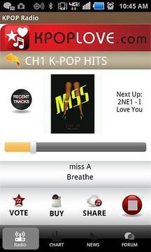 韩国流行音乐--KPOP无线电台截图