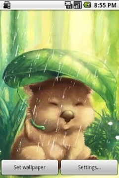 遮雨袋熊动态壁纸版本截图