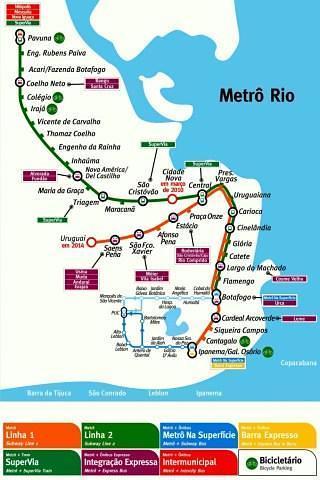 里约 de Janeiro的地铁截图1