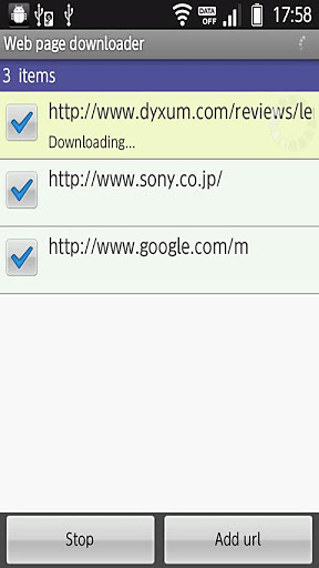 Web page downloader截图1