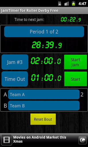 JamTimer for Roller Derby Free截图4