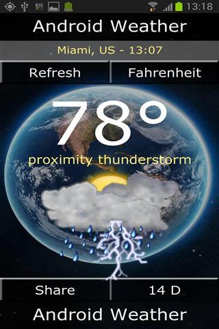 Android的天气 - 14天截图5