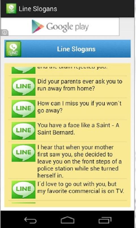 LINE Slogans and Quotes截图2